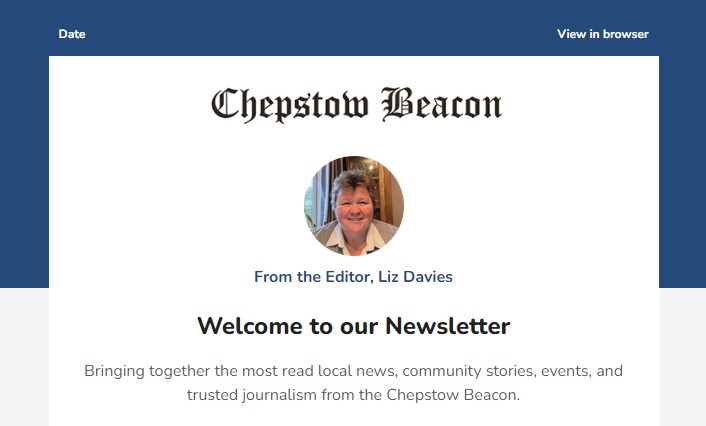 Chepstow Beacon newsletter sample
