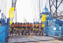 Caldicot Male Voice Choir members take on charity bike ride