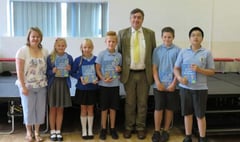 Top pupils get Rotary dictionaries