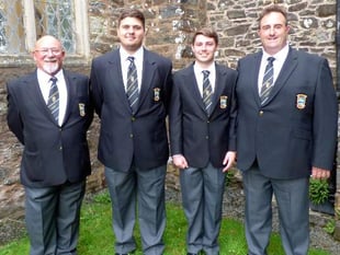 Four choristers make their debut for Caldicot Male Voice Choir