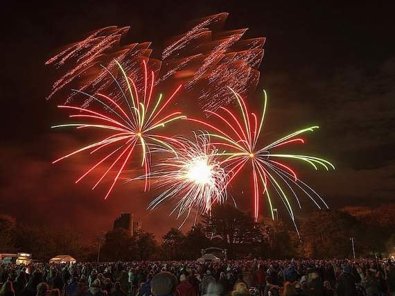 Caldicot Castle fireworks display a success despite fog problems
