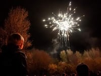 Crowds enjoy charity fireworks display