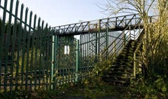 Undy Halt footbridge set to reopen next week
