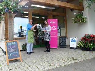 Usk café owner channels her energy