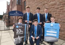 Young businessmen up for award with clever resolution