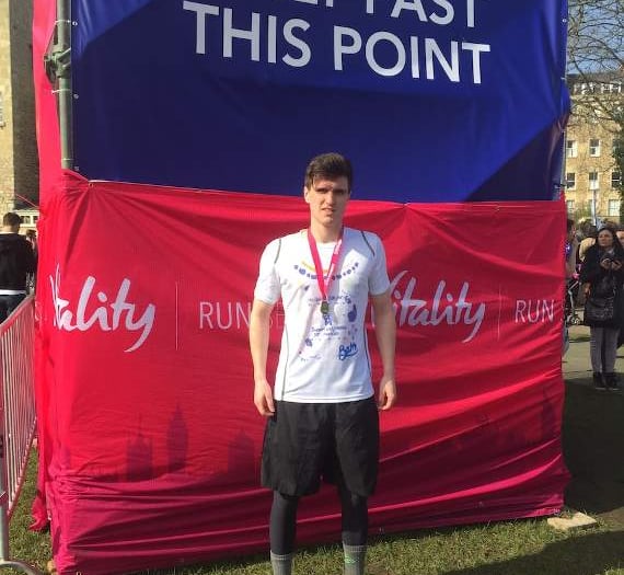 One challenge left for Monmouthshire man in March marathons