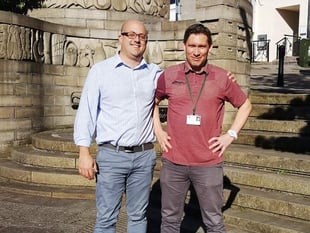 Chepstow pair start 300-mile charity trek