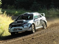 Championship silverware for Trackrod rally crews