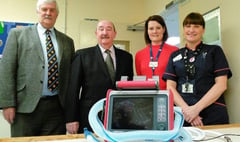 Masons inspired to raise £17,000 for ventilator