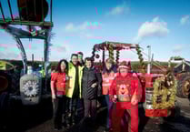 Festive tractor fun run in memory of Usk teenager Ashley Thomas