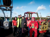 Festive tractor fun run in memory of Usk teenager Ashley Thomas