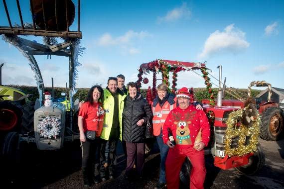Festive tractor fun run in memory of Usk teenager Ashley Thomas