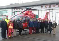 Rotary club visits Cardiff’s Wales Air Ambulance station