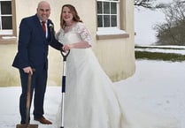 Flurry of help gave Monmouth couple a wedding day to remember