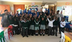 Pupils’ life-changing donation to South Africa school