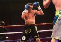 Boxer thanked for helping mental health charity Mind Monmouthshire