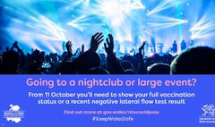 People in Wales must show Covid Pass or demonstrate Covid status to enter nightclubs and attend large events