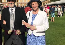 Charity champion's brush with royalty
