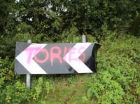 Road sign vandals strike again