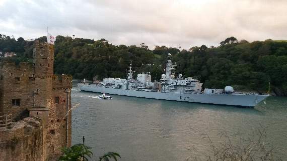 Sad final port of call for HMS Monmouth