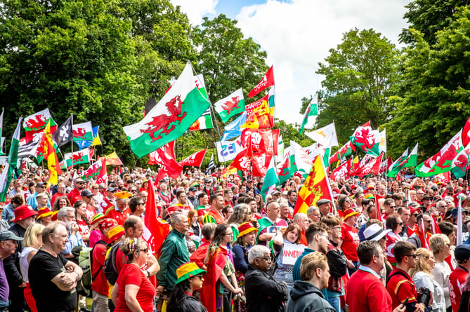 Welsh independence rally