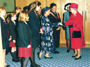 The day Liz met her namesake