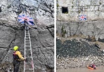 Volunteers give iconic Union Flag in Chepstow a makeover