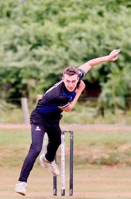 Ben Jones took a wicket on a tough day for Usk