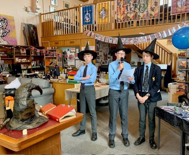 Harry Potter party sparkles for pupils