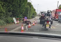 Motorcyclist taken to hospital after crash in Chepstow