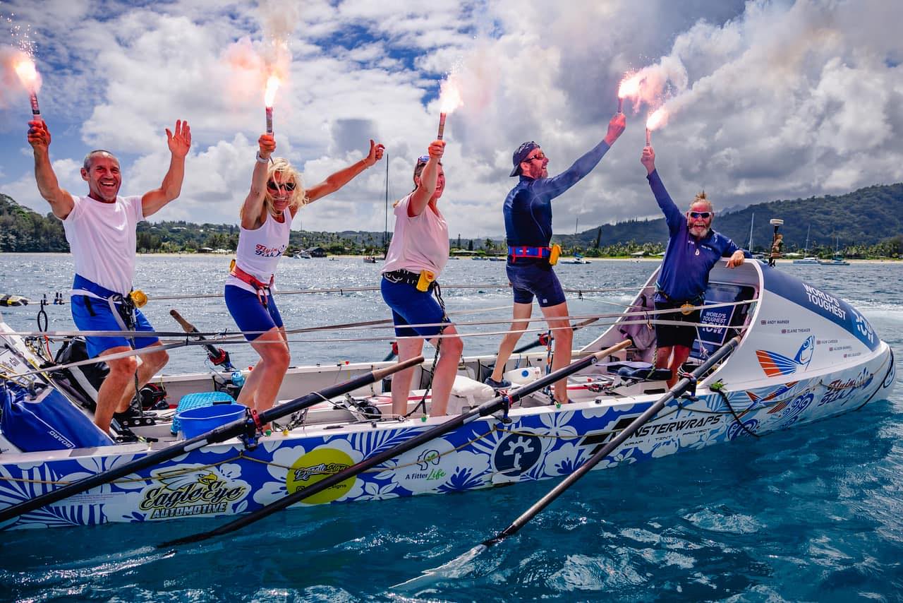 Simply oar-some as Monmouthshire rowers complete Pacific row 