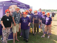Foster carers say thanks at Usk Show