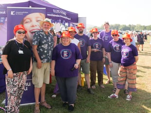 Foster carers say thanks at Usk Show