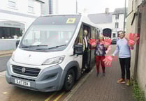 Bus users promote event