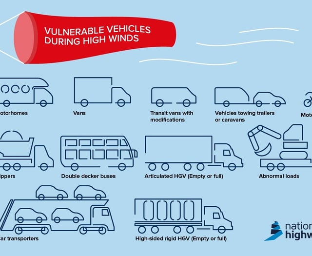 Drivers advised to take care during Storm Ciaran with warning in place