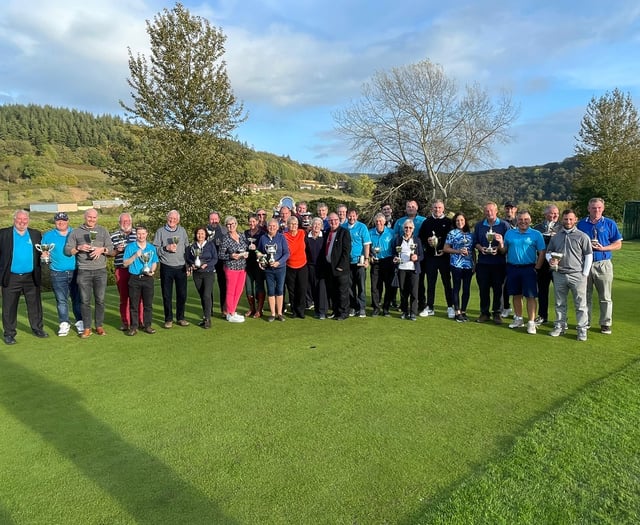 Golf club presentation day goes with a real swing...