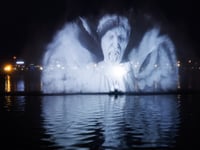 Sixty years of Dr Who celebrated with stunning light show