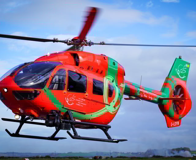 Monmouthshire grandfather pays tribute to Wales Air Ambulance