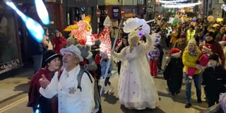 Shine a light for Christmas! Monmouth Lantern Parade really dazzles.