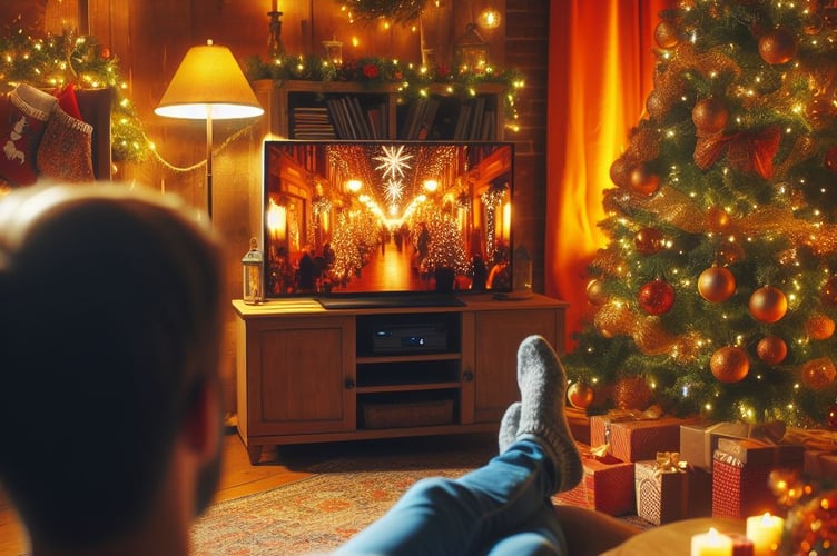 Someone watching tv