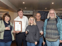 National award presented for efforts to save Wye Valley pub