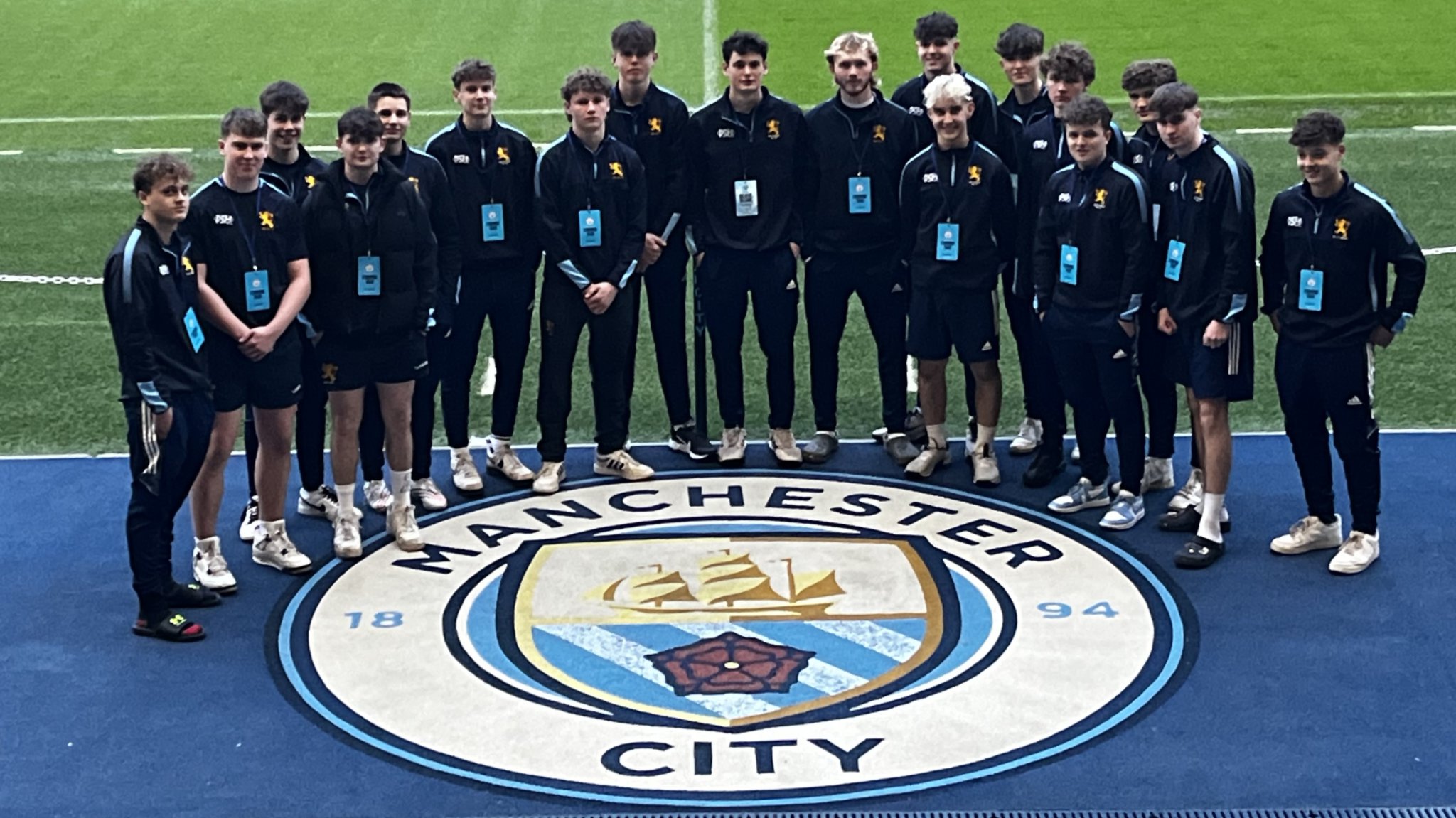 School team’s prep and Pep at Manchester City