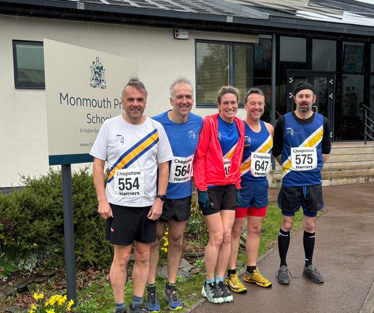 Spirit runners raced in the Kymin winter Hill run