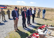 MS honours fallen Welsh soldiers at Falklands Islands