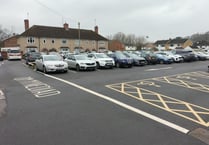 Parking deadlock for community hall users in Usk.