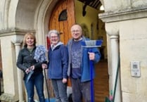 Spring clean of Monmouth Cemetery's chapel