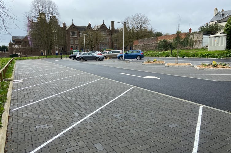 A dearth of cars in the new Wyebridge Street car park