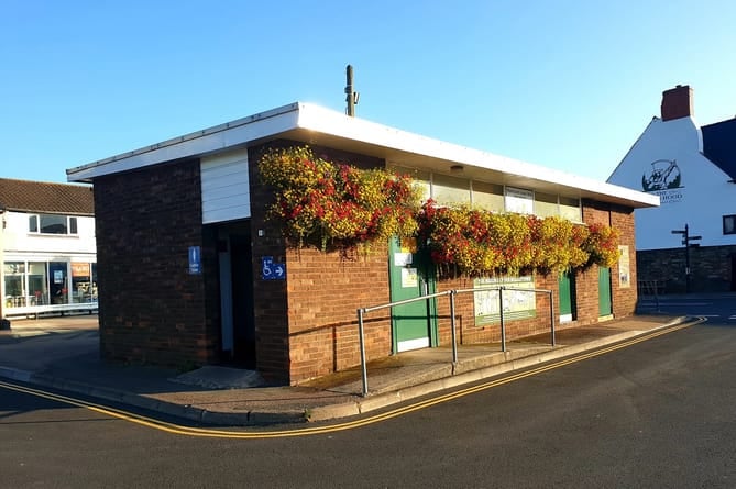The Blestium Street public toilets in Monmouth