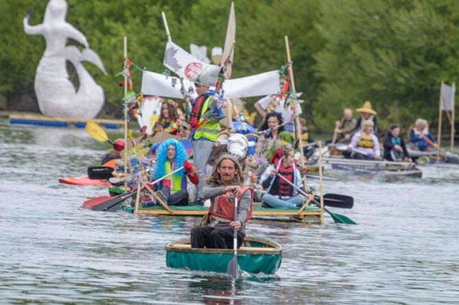 Protest on the Wye