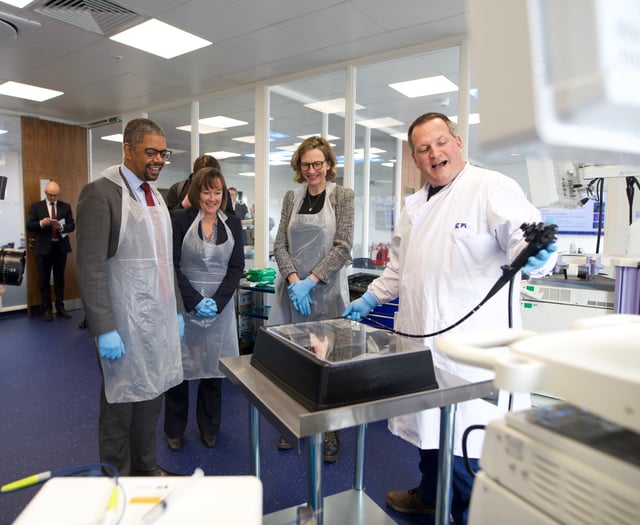 Vaughan's visit to Creo Medical in Chepstow as new Welsh Labour Leader